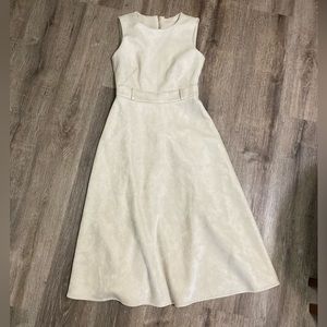 Gorgeous suede flared dress